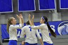 Volleyball vs Emerson  Wheaton College Women's Volleyball vs Emerson College. - Photo by Keith Nordstrom : Wheaton, Volleyball, VB2019